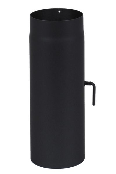 500mm rökrör med Spjäll - 150mm Durchmesser