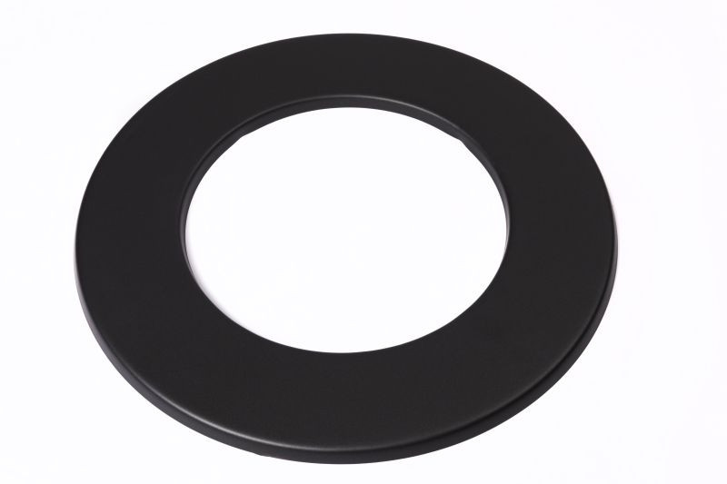 Väggrosett ø150mm Svart