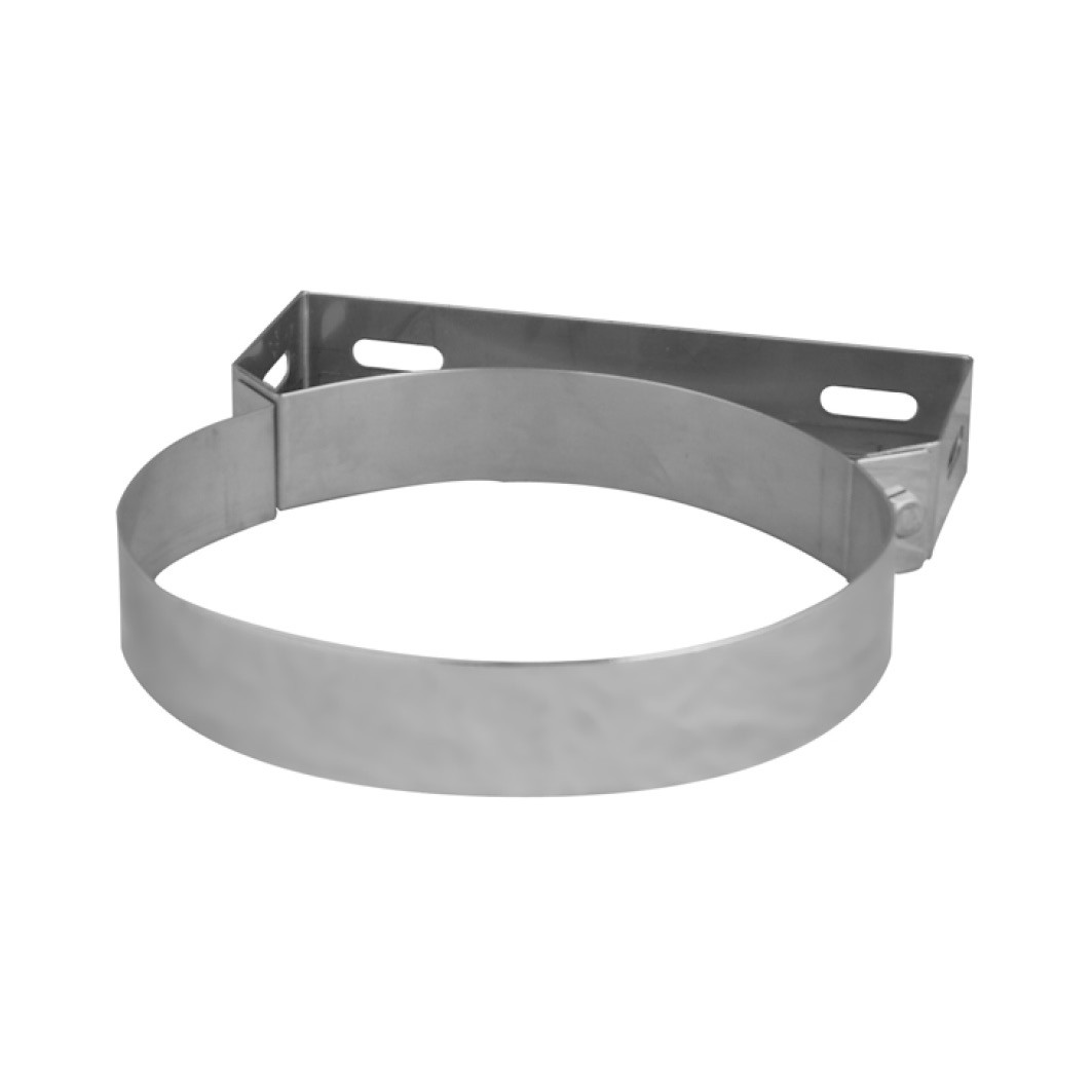 Rostfri skorsten väggfästen styv Ø 130mm - 200mm